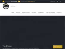 Tablet Screenshot of 123limo.ca
